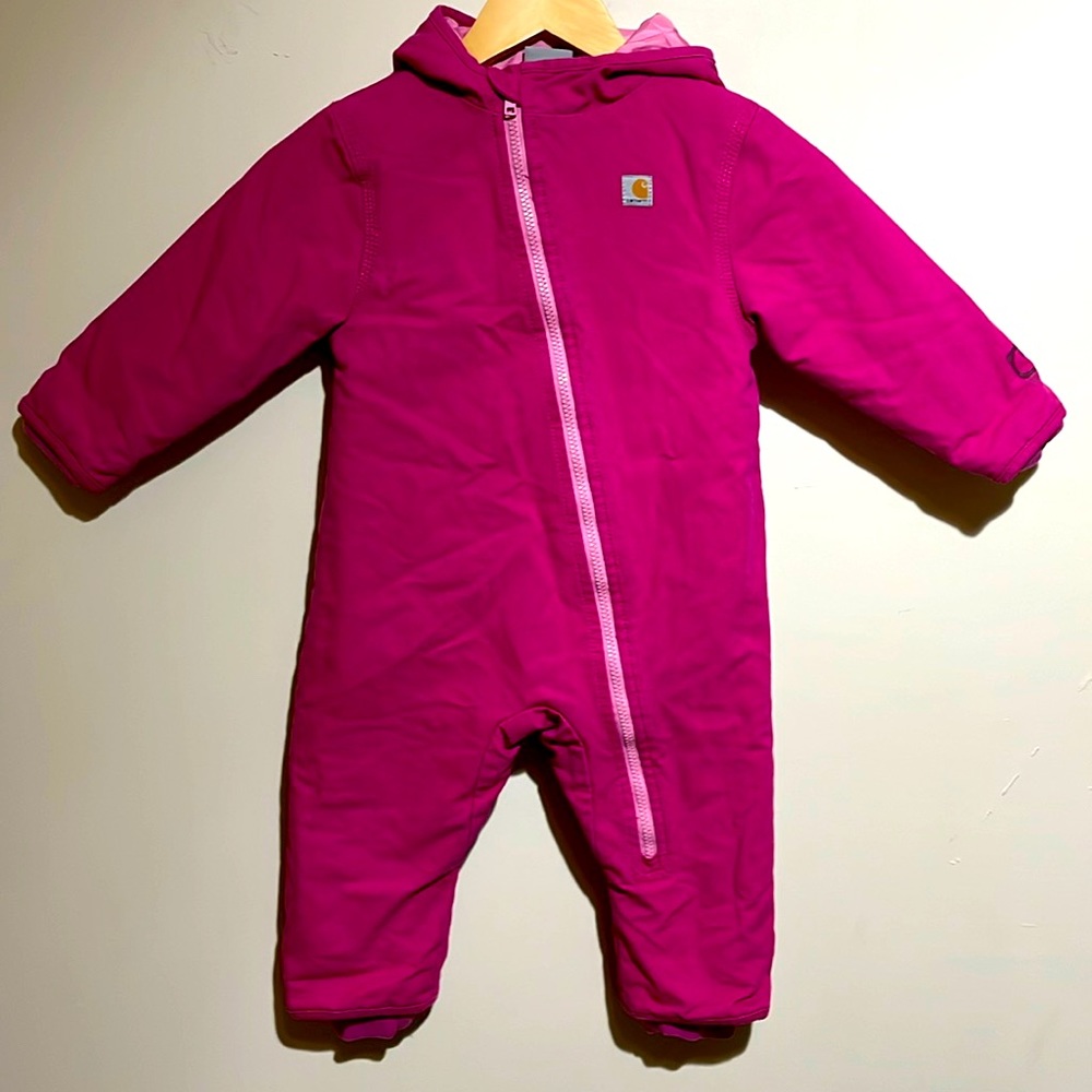Carhartt Quick Duck Taffeta Quilt Lined Snowsuit for Babies Size 24 months